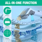 HAUSHOF Portable Carpet Spot and Upholstery Cleaner, 12Kpa Lightweight Deep Couch Cleaner Machine Powerful Suction for Pet Stains, Couch, Rug, Car Seats, Narrow Spaces, Spot & Stain Cleaner Included