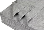 Ultra-Cut Absorbent Microfiber Towels, Silver-Embedded, Lint & Scratch-Free, for Home, Lab, & Dairy Industry Use, 12x12 Inches 25-Pack