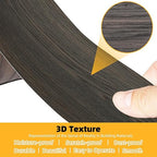 GSCIT Club Dark Walnut Wallpaper, 2.4 inch X 50ft Self Adhesive Wood Grain Repair Tape Dark Walnut Repair Patch for Tables, Chairs, Baseboards, Doors, Windows, Floors, Handicraft DIY.