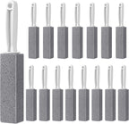 16 Pack Pumice Stone for Toilet Cleaner, Pumice Stone Bathroom Cleaning Supplies with Handle for Toilet, Bathroom, Cooktop, Grill, Kitchen Sink