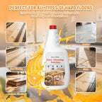 Floor Cleaning Solution Compatible With Roborock Robot Vacuum and Mop Cleaner (Qrevo/Q7/Q10/Saros 10R), Deep Clean For Multiple Hard Floor, Suitable for All Robot Vacuum With Mopping (Orange 2 Bottle)