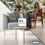 Stable The Table-12 Pack-Black Round, Furniture Leveler & Riser, Anti-Slip Sofa Gripper for Hardwood Floors, Floor Protector, Stacking Furniture Pad, Bed, Desk, Couch & Table Stabilizer, Made in USA