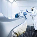 Custom Shop Premium 1K Acrylic Non-Sanding Primer Sealer Paint, Color White, 1 Quart - Fast Drying, Ready-To-Spray, Apply Over Automotive Primer Surfacers, Sanded Finishes - Topcoat Urethane, Enamel