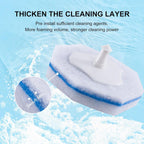 Upgraded 60pcs Toilet Wand Refills fits Clorox Toilet Wand, Thickened Cleaning Layer, Won’t Fall Apart, Disposable Bathroom Cleaning Scrub Pads with Fresh Scent, for Home & Commercial Use