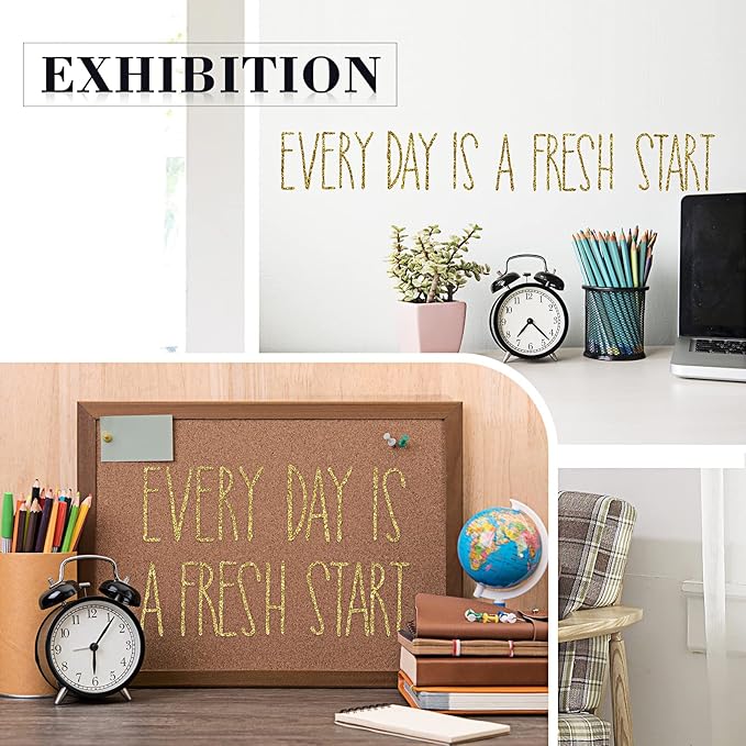 8 Sheets Vinyl Letter Stickers Waterproof Self Adhesive Letter Numbers Alphabet Modern Mailbox Numbers Sticker for Back to School DIY Mailbox House Home Business Address(3 Inch,Gold)