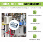 SELECT 5 Pack Lighting Threadless Coupling, 2 Inch Zinc Plated Steel Coupling, Electrical Conduit Fittings for Indoor and Outdoor Use