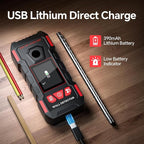 Stud Finder for Walls, Rechargeable Stud Finder Wall Scanner with Upgraded Intelligent Chip for Wood Metal Studs AC Wires Joists Pipes, Support HD LCD Display and Voice, Accurate Positioning