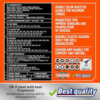 Amartisan 175-piece Magnetic Screwdrivers Set Plastic Racking, DIY Tools Set Tools for Men Tools Gift, Includs Precision screwdriver, Magnetizer, Key Set, Nut Driver and Bit Set