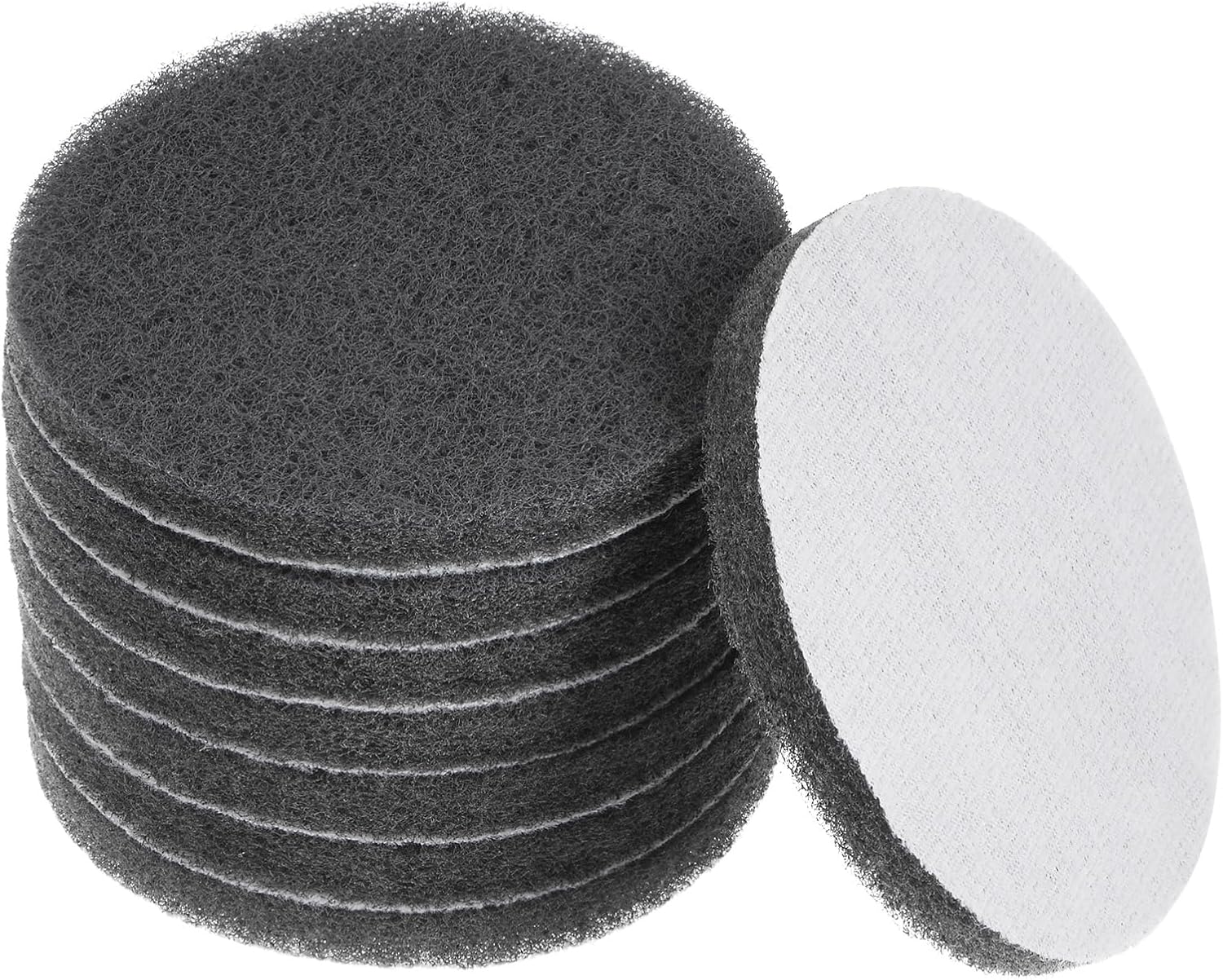 HARFINGTON 8pcs Drill Power Brush 4 Inch Tile Scrubber Scouring Pads 1000-1200 Grit for Bathroom Kitchen Household Cleaning