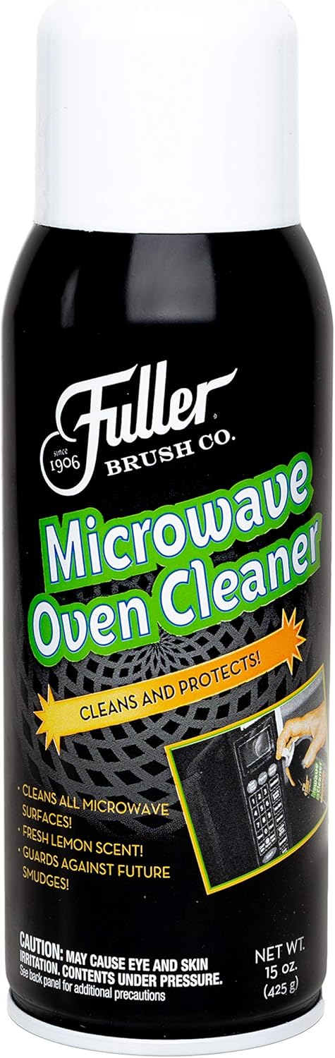 Fuller Brush Microwave Oven Cleaner -No Fume Commercial Micro Foam Cleaning Spray & Deodorizer For Convection Ovens & Turbo - Clean, Odor & Grease Free Kitchen Appliances