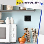 ENERLITES 40 Pack Black Decorator Receptacle, Standard Electrical Wall Outlet, 15A 125V, Self-Grounding, 2-Pole, 3-Wire, 5-15R, UL Listed, 61502-TR-BK, Tamper Resistant