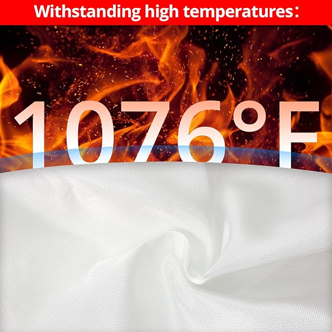 SecuCaptain Emergency Fire Blanket for Home and Kitchen - 20 Pack 40"x40" Flame Suppression Fiberglass Fire Blankets for House Camping Car Warehouse Office Emergency Survival Safety