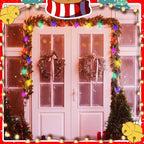 25 Pack LED Replacement Christmas Bulbs,Colored Plastic C9 Clear Replacement Bulbs Multicolor,Shatterproof C9/E17 Intermediate Base 0.6 Watt Great for Christmas Chandeliers Patio String Lights