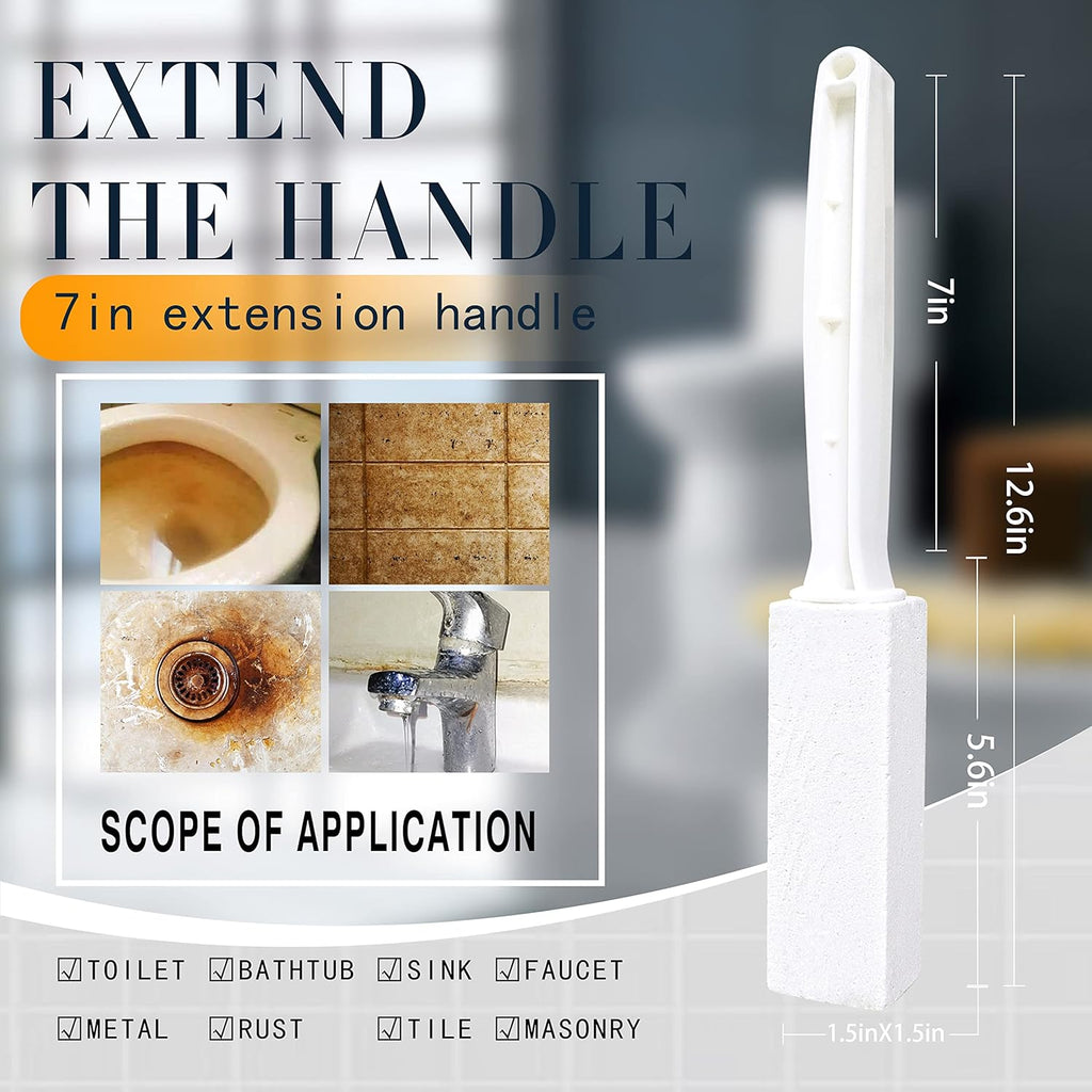 Toilet Cleaner Hard Water Build up Remover with Ergonomic Handle,Toilet Bowl Stain Ring Remover,