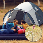 AAGUT 20 Pack Rebar Stakes J Hook 36 inch Heavy Duty Trampoline Stakes Steel Ground Anchors with Chisel Point End for Camping Tent Canopy and Chain Link Fence,Black