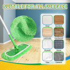 5 Pack Reusable 100% Chenille Mop Pads Compatible with Swiffer Sweeper, Wet and Dry Flat Swiffer mop Cover, 5 Pack Washable Swiffer Pads for Surface/Hardwood Floor Cleaning (Mop is Not Included)
