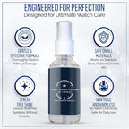 Mazal Watch and Jewelry Cleaner Spray kit. Cleaning Solution -Safe on All Metals, Crystals, Gold, Platinum, Precious Gemstones, Diamond Jewelry- Quick, Long Lasting Shine- TSA Approved 2oz