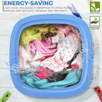 PURE CLEAN Portable Washing Machine Mini Washer Lightweight Collapsible Bucket - Perfect for Camping, Travelling, Apartment