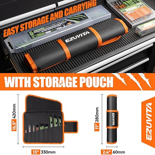 36-Piece Reciprocating Saw Blade Set with Organizer Pouch - Metal&Wood Cutting, Pruning Saw Blades