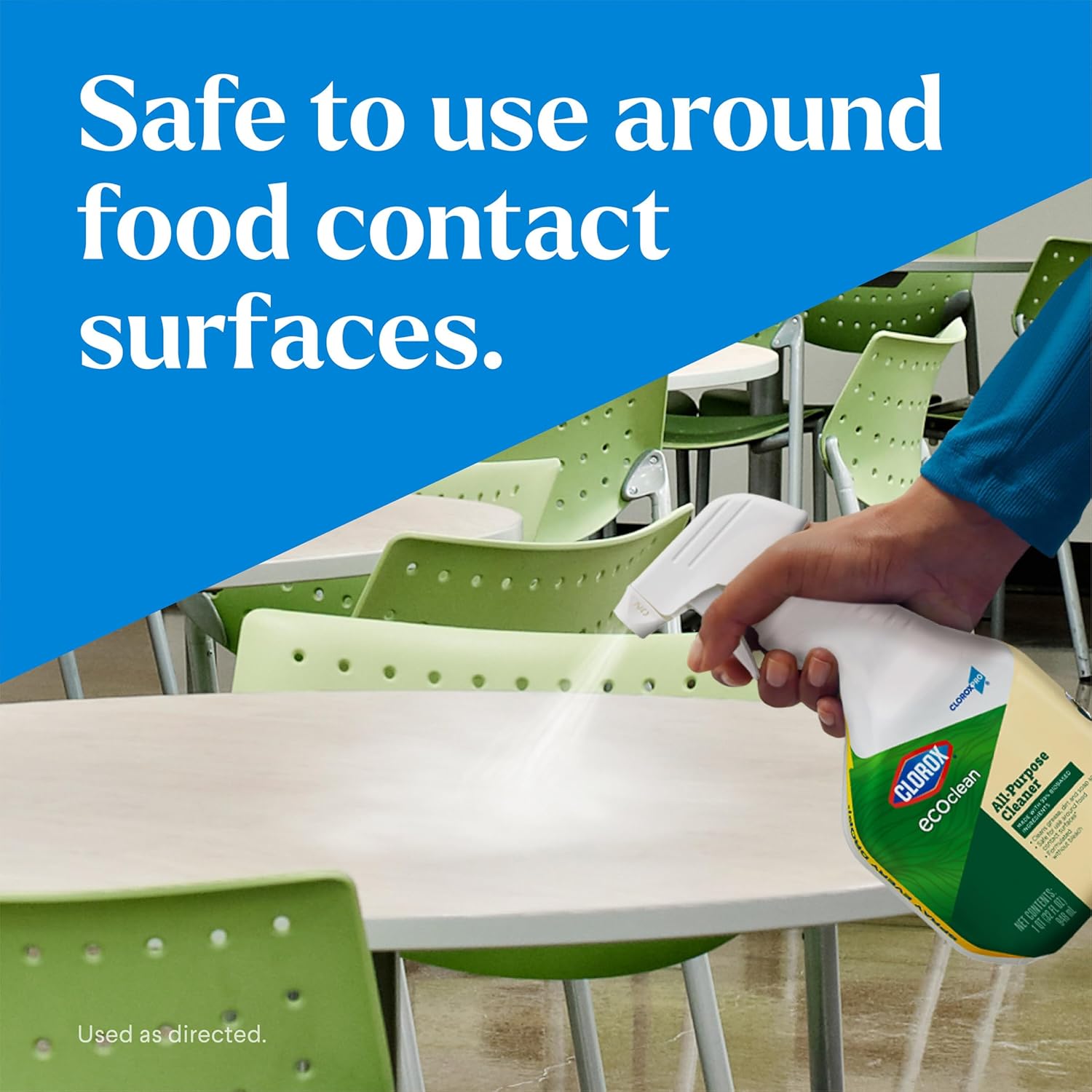 CloroxPro Clorox EcoClean All-Purpose Cleaner Refill, 128 Fluid Ounces, Pack of 4