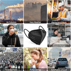 KN95 Face Mask,KN95 Mask,Cup Masks Breathable 5-Layer Filter Efficiency≥95% Disposable Certified Face Mask