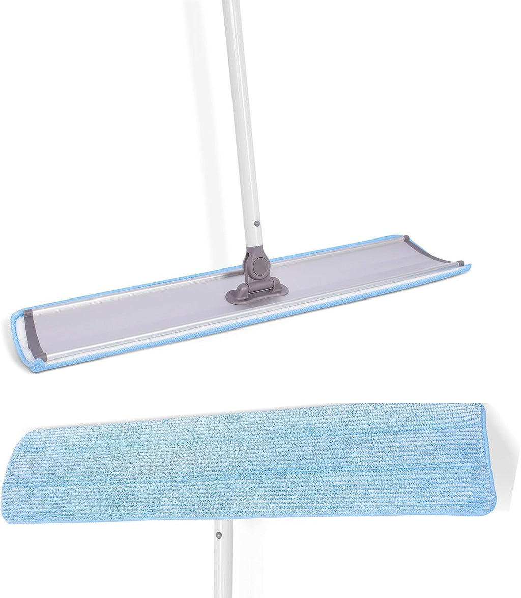 BIRDROCK HOME 23" Microfiber Dry Mop for Floor Dust Cleaning Sweeper - Rejuvenate Restorer Mops - Heavy Duty Home Set - Hardwood Tile Laminate Cleaner - Washable Removable