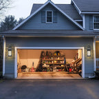 Darkaway Outdoor Light Fixtures Wall Mount, 2pcs Outside Wall Lights Exterior Lighting Fixture with Water Ripple Glass Outdoor Wall Sconce for House Porch Hallway Garage Front Door