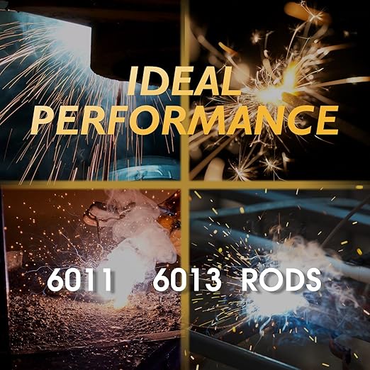 TOOLIOM 135A 110V Mini Stick Welder MMA ARC Welder Machine DC Inverter Welder with Hot Start, Arc Force and Anti-Stick Portable Welding Machine