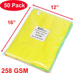 Simple Houseware Microfiber Cleaning Cloth (12" x 16") - 50 Pack