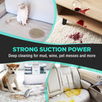 HAUSHOF Cordless Carpet & Upholstery Cleaner, Lightweight Deep Fabric Cleaner Machine with Brushless Motor & Powerful Suction for Pet Stains, Couch, Rug, Car Seats, Spot & Stain Cleaner Included