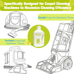 150X Concentrate Carpet Cleaner Solution for Portable Carpet Deep Cleaner and Upright Carpet Cleaner Machine, 33.8 Fl.oz Makes 39.6 Gal Formula, Carpet Stain Remover Lemon Scent