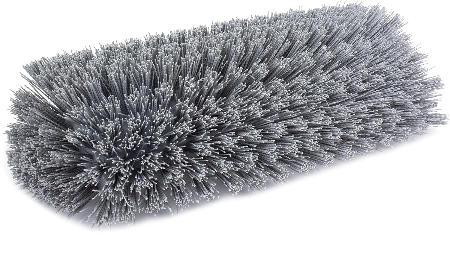 SPARTA Multi-Level Tile Scrub Brush 12" Wide Brush Head, Heavy-Duty Tile Cleaning Brush with End Bristles for Commercial Tiles, Tubs and Floor, Plastic, 12 Inches, Gray
