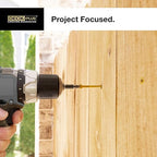 Deck Plus 3-1/2 Inch Epoxy Coated Exterior Wood and Fence Screws #10 x 3-1/2" Torx/Star Drive Included Coarse Thread, Outdoor Rust Resistant Decking Screw, Tan, 1lb Box, 310 Pieces | 48421