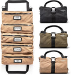 Official Legacy Tool Roll Bag - Easy to Carry 5-Pocket Roll Up Tool Bag - Durable Canvas, Rust-Proof YKK Zippers & Secure Buckle - A Loving Gift for Dads, Mechanics, Electricians & Hobbyists | Khaki