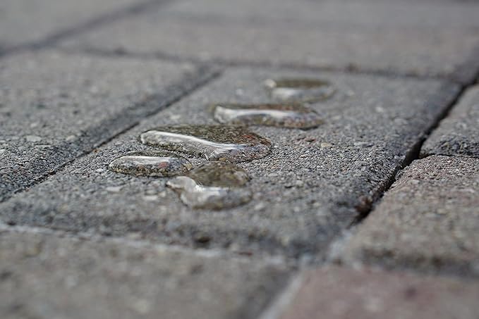 Low Gloss Patio Paver Sealer - Clear Water-Based Sealant for Patio Pavers & Natural Stone Surfaces - 1- Gallon