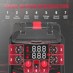 YESWELDER Gas Gasless 160A Multiprocess MIG Welder, Flux Core/MIG/Lift TIG/Stick ARC Welder 4 in 1 Welding Machine, Synergic Control 110V/220V Dual Voltage