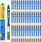 King Origin Small Paint Brush Set, 50 Pcs, 1/2 Inch (13 mm) Mini Paint Brushes for Detailed Painting, Touch-Ups, Crafts, Furniture, DIY Painting