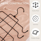 ZEDODIER Tank Top Hanger, Space Saving Bra Hangers, Non-Slip Hanging Sport Bras Holder, Closet Organizers and Storage for Camisoles Tank Tops Bras Ties Swimsuits Strappy Dress, Black