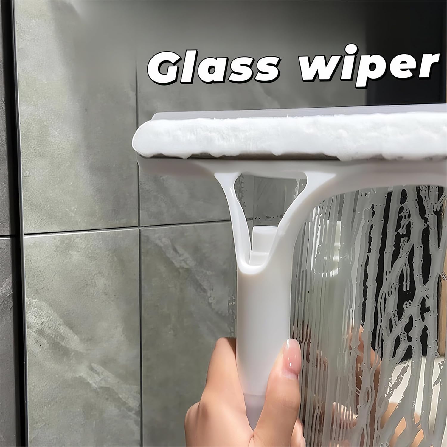 3 in 1 Window Cleaning Squeegee with Spra, 3 in 1 Spray Squeegee,3 in 1 Window Cleaning Scraper for Windows, Walls,Car Windshields, Bathrooms, Kitchens, All-Purpose Window Cleaner Tool