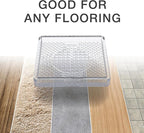 X-Protector Furniture Cups - 8 PCS 2.2" - Non Slip Furniture Pads for Hardwood Floors - Transparent Floor Protectors - Bed Stoppers to Prevent Sliding - Keep Furniture from Sliding on Floor! (Square)