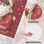 Christmas Swedish Dishcloths for Kitchen, 6PCS Black Girl and Santa Swedish Dish Cloths Gift Set, Reusable Washable Absorbent Dish Towel for Xmas Home Cleaning(7.8 X 7 Inches)