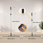 36” Commercial Dust Mop for Hardwood Floor Cleaning, Heavy Duty Push Broom Mop Hotel Company Household Cleaning Supplies for Hardwood, Tiles, Marble,Vinyl Plank Floors Cleaning