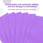 Floor Cleaning Tablets Sheets, Method Hardwood Floor Cleaner and Polish Pack of 300, Concentrate Mild Scent For RV Wall Tiles, Hardwood, Laminate Floor, Purple