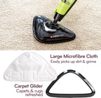 H2O HD 3-in-1 Steam Mop and Handheld Steam Cleaner For Floor Cleaning, Hardwood Floors, Grout Cleaner, Upholstery Cleaner, Tiles and Carpets