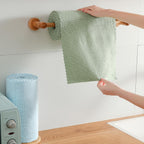 80 Pack Microfiber Cleaning Cloth Roll,Lint Free Rags & Tear Away Reusable Towels Washable Scratch,Ultra Absorbent Dish Rags(12" x 12") for Car Kitchen Home Garage-Green