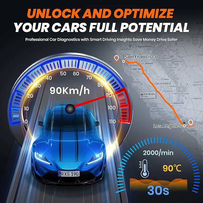 (Upgraded AD310) ANCEL AD310BT OBD2 Scanner Bluetooth - Check Engine Code Reader, Escaner Automotriz with Premium App On iOS & Android, Car Diagnostic Scanner for All Vehicles After 1996