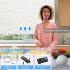 Motorized Blinds with Remote Cordless Automatic Motorized Shades Custom Blinds for Windows Smart Curtains Compatible with Alexa Google Home(Light Filtering Jacquard Beige,W33 x H72in)