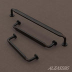 Alzassbg 6 Pack Oil Rubbed Bronze Cabinet Handles, 7-1/2 Inch(192mm) Hole Centers Arch Modern Cabinet Pulls Kitchen Cabinets Hardware for Cabinets and Drawers AL3503ORB
