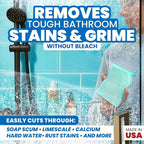 Uncle Todd's Scum & Scale Bathroom Cleaner Hard Water Stain & Soap Scum Remover – Bleach-Free, Heavy Duty Calcium Lime Rust Cleaner for Shower, Glass, Toilet, Tub & Sink – 16oz
