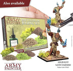 The Army Painter Satin Varnish, Spray Paint Varnish for Miniature Protection, Tabletop Roleplaying, Boardgames, and Wargames Miniature Modelling, 400ml